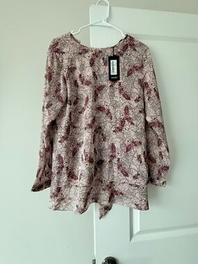 Limelight Pink Floral Long-Sleeve Blouse